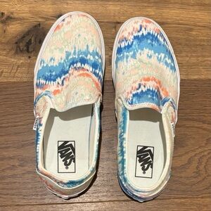 Vans Classic Pastel Tie Dye Women's Slip On